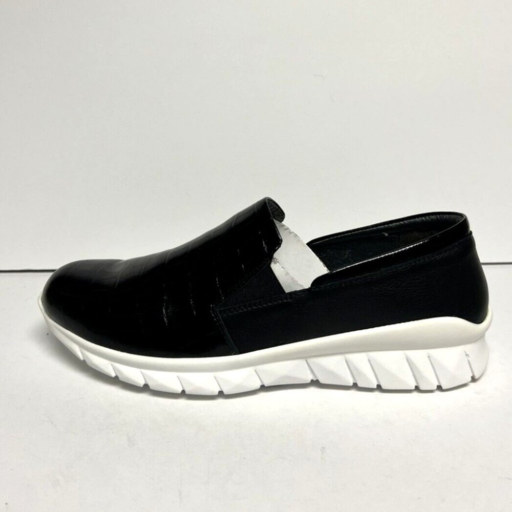Naot Womens Titan Sneaker Black Leather Size EU41 M US10